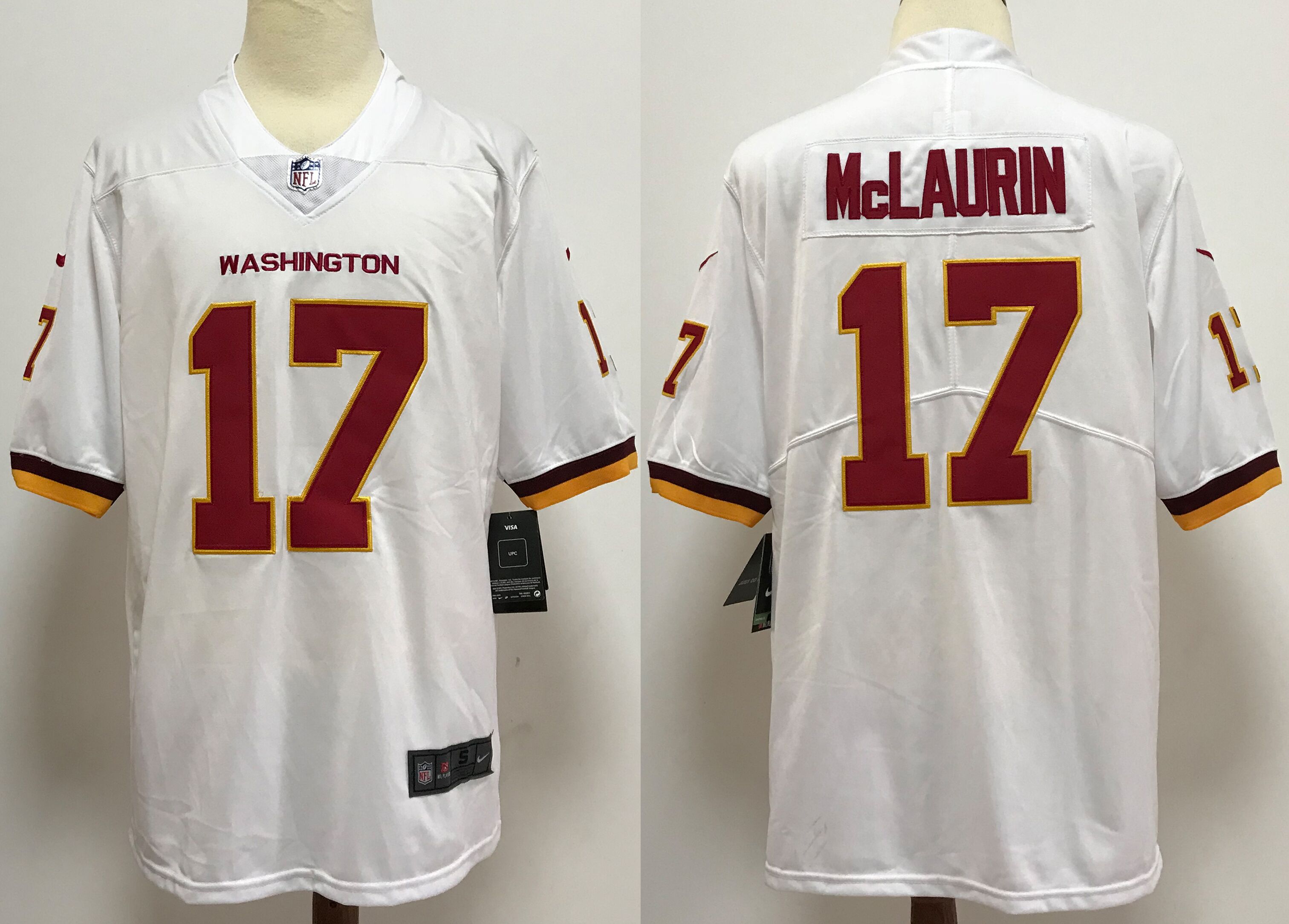 Men Washington Redskins #17 Mclaurin White 2020 Vapor Untouchable Playe Nike NFL Jersey->washington redskins->NFL Jersey